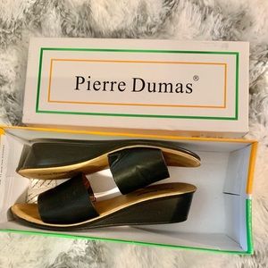 🌟Black sandals -Pierre Dumas